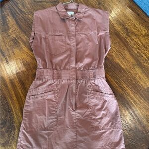 Pistola Brown Utility Dress